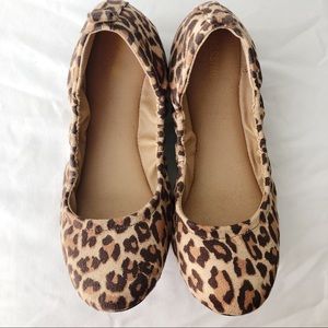 Mossimo Leopard Elastic Ballet Flats